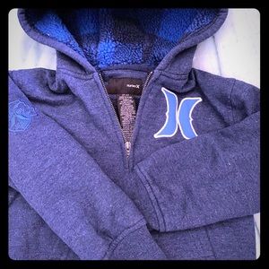 Hurley cool dude hoodie cozy sweatshirt zip up.
